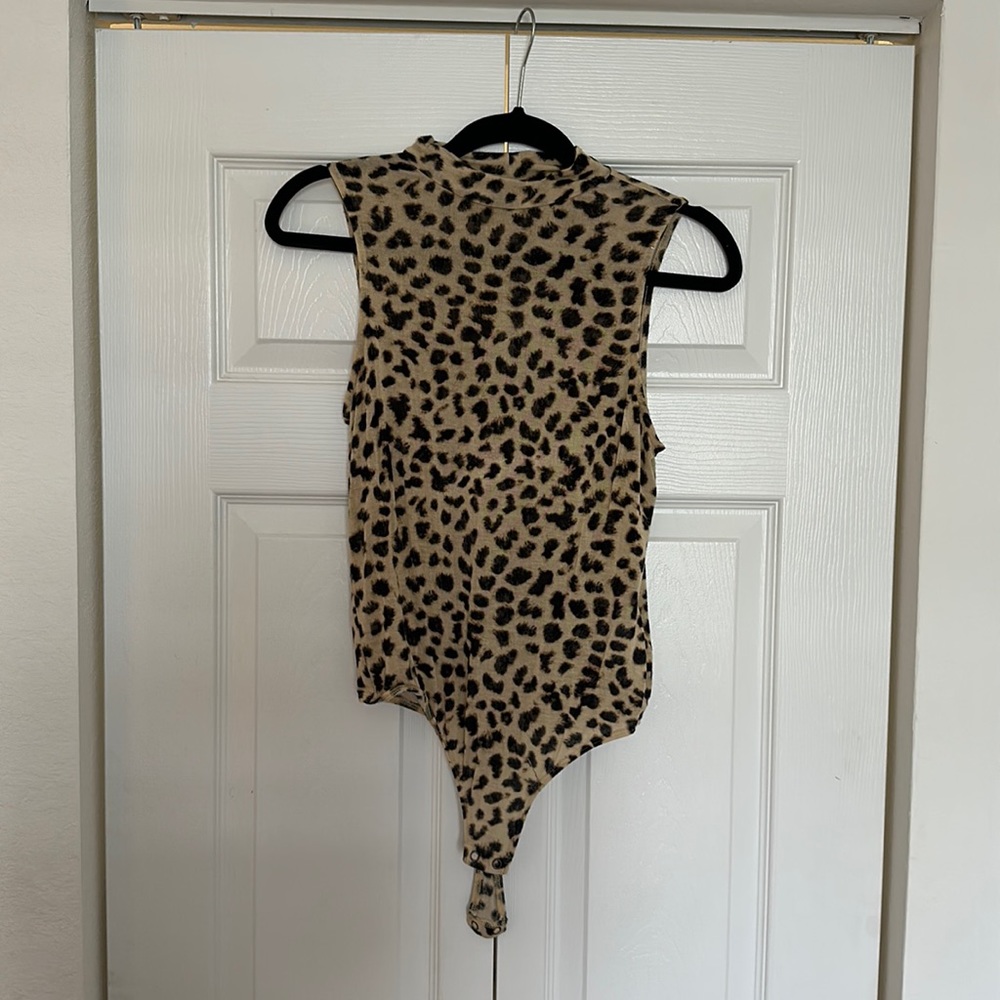 Express One Eleven Cheetah Bodysuit
